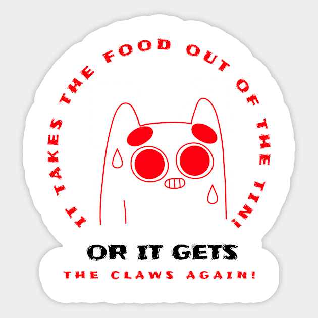 or gets the claws again Sticker by 2 souls